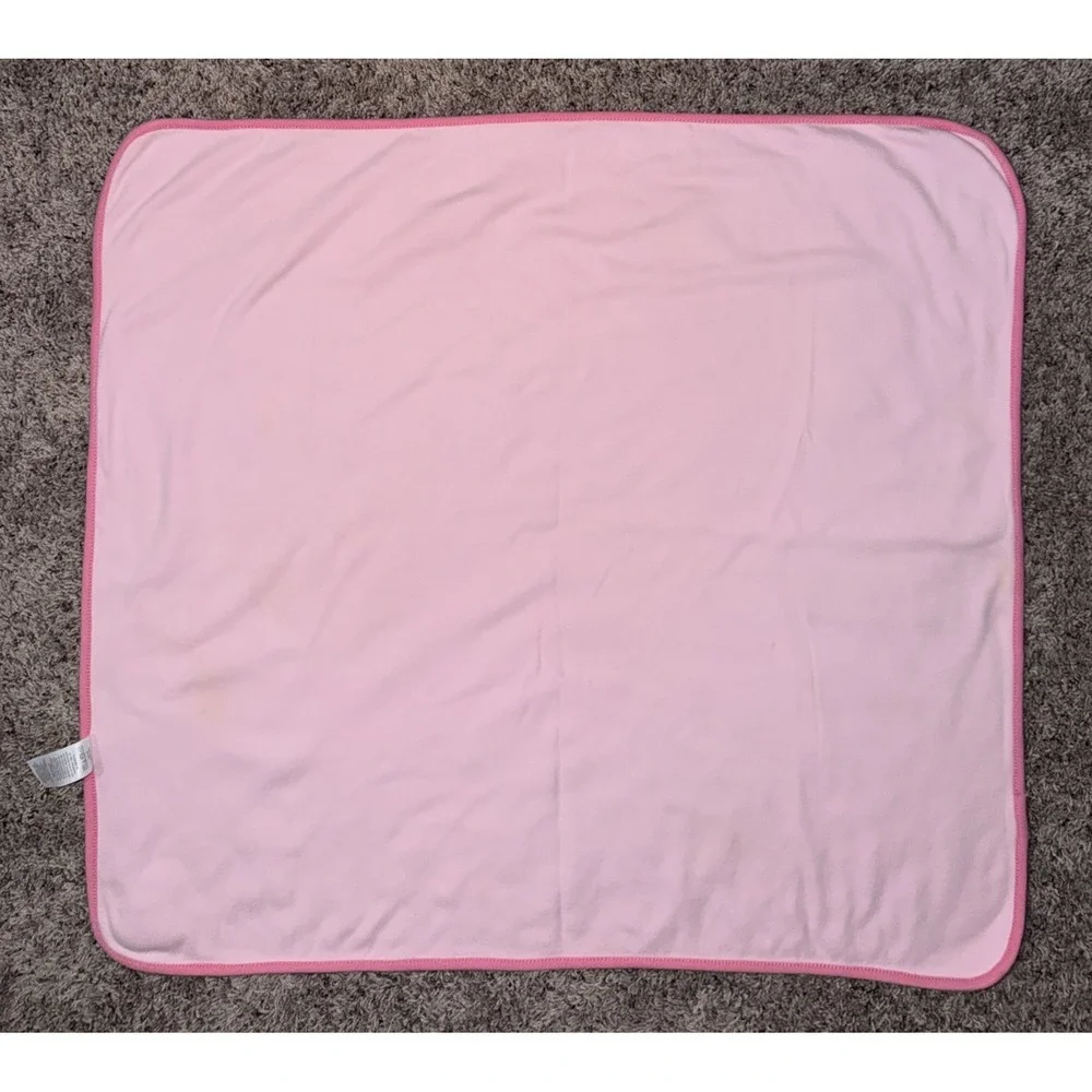 Carter's Child Mine Pink Spots Giraffe Baby Girl Receiving‎ Blanket 26x28